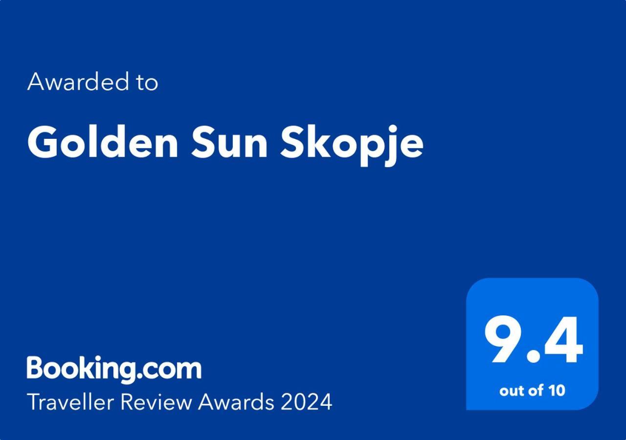 Golden Sun Skopje Apartment Exterior foto